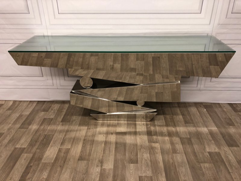 Консоль зеркальная с фигурной ножкой Miramar от Eichholtz EICHHOLTZ EICHHOLTZ 060935 Зеркальный  - Вид №4