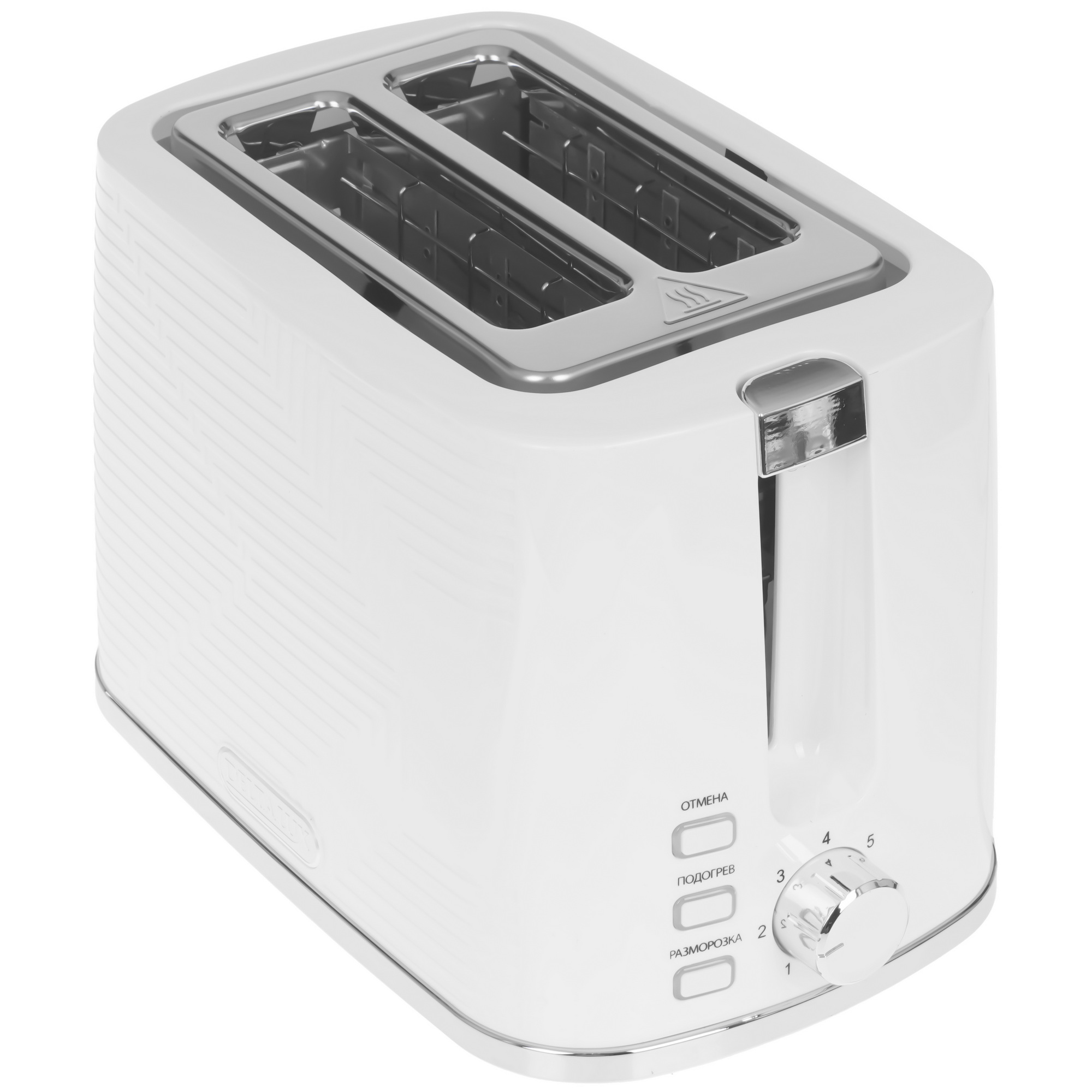 9235592 Тостер DELTA LUX DE-400 белый STDN-0003950