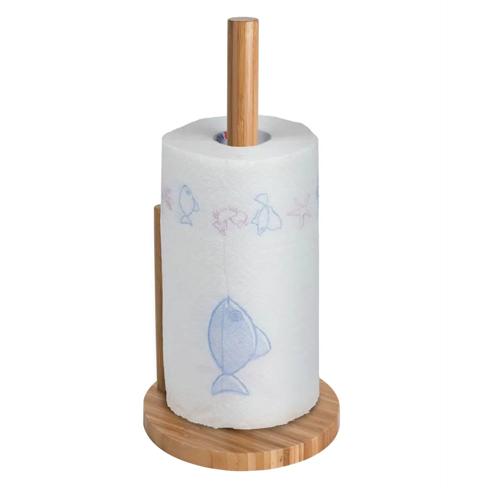 Держатель бумажных полотенец BAO 15x33 см бамбук Santreyd STLM-2057526 - Вид №2