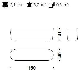 Moroso Овальный пуф из ткани Taba sun-id-1451087 - Вид №7