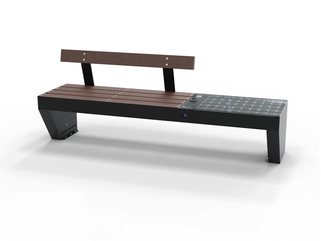 Скамья с USB-разъемом и беспроводной зарядкой EUROCOMITALIA VIVA ARCH-00107164