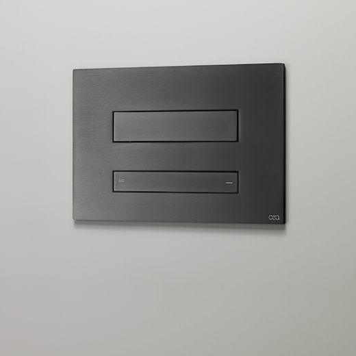 Пластина для двойного смыва Geberit цистерны с раскладной струей воды для чистки туалета и кнопкой смыва наклонного  PLA06 CEADESIGN  - Вид №2