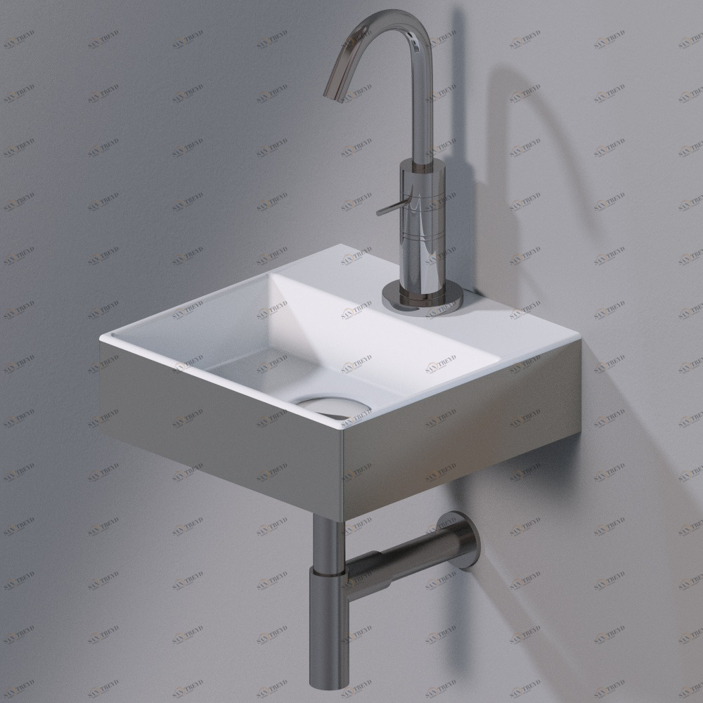 L318T0R1V1.251 Подвесная раковина настенная прямоугольная A. e T. Italia ACQUAFREDDA AeT ITALIA