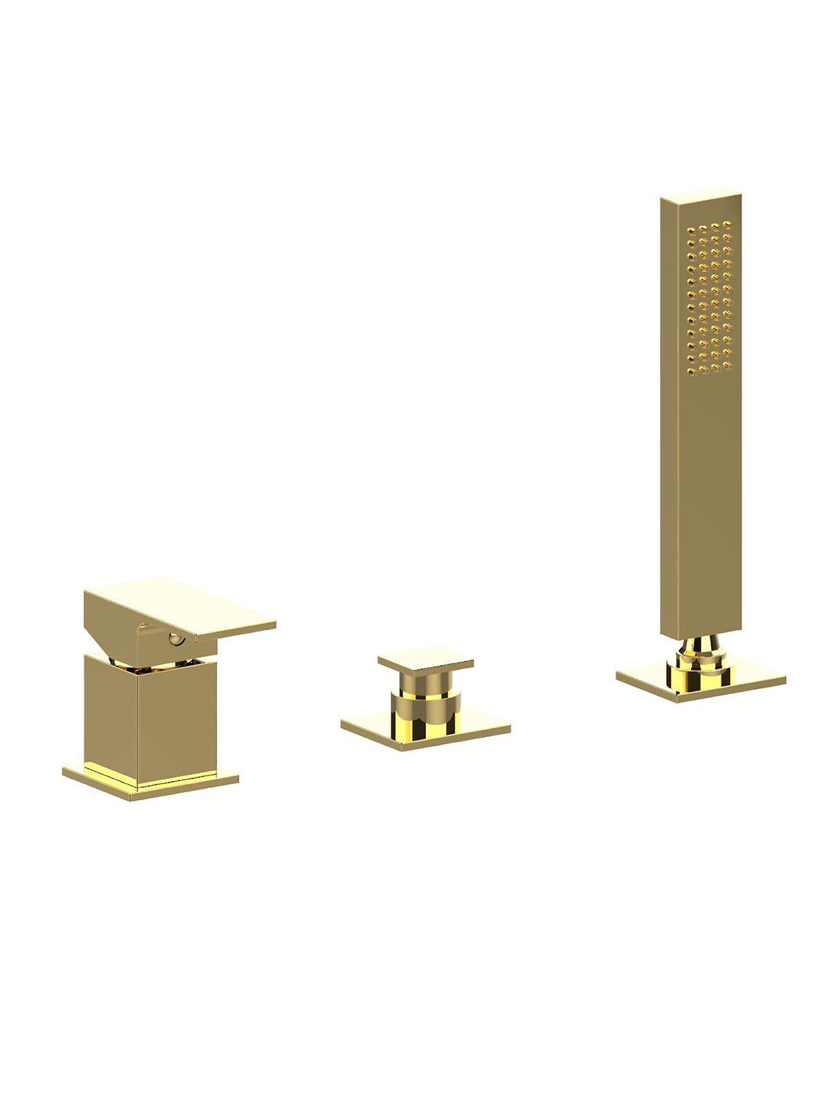 Однорычажный смеситель для ванны с ручным душем Rubinetterie Frattini Vita Due ARCH-00144336 - Вид №11