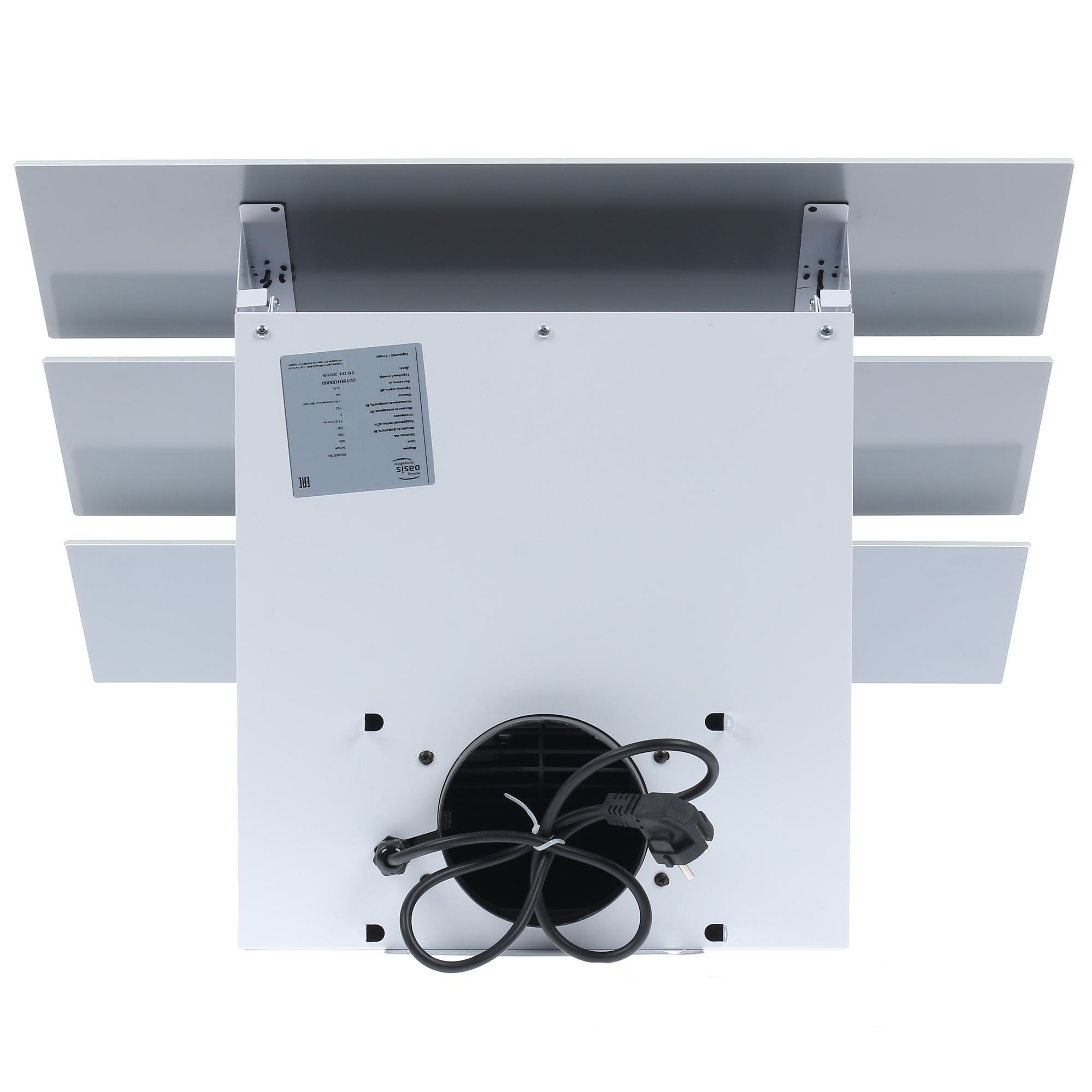 8109516 Вытяжка наклонная Oasis NB-60W белый/белый STDN-0097832 - Вид №4