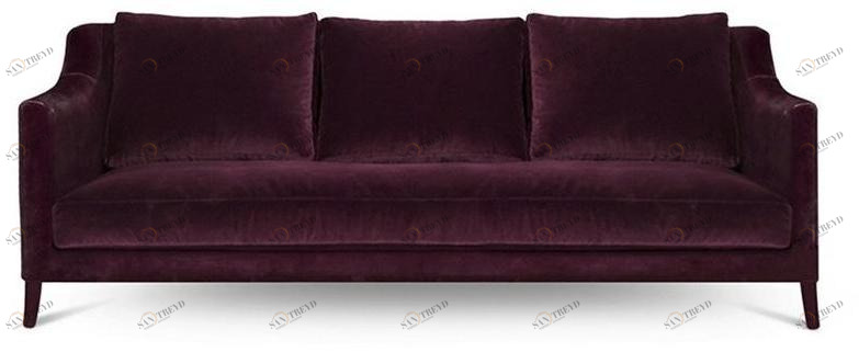 BRABBU 3-х местный бархатный диван Como sun-id-1409937
