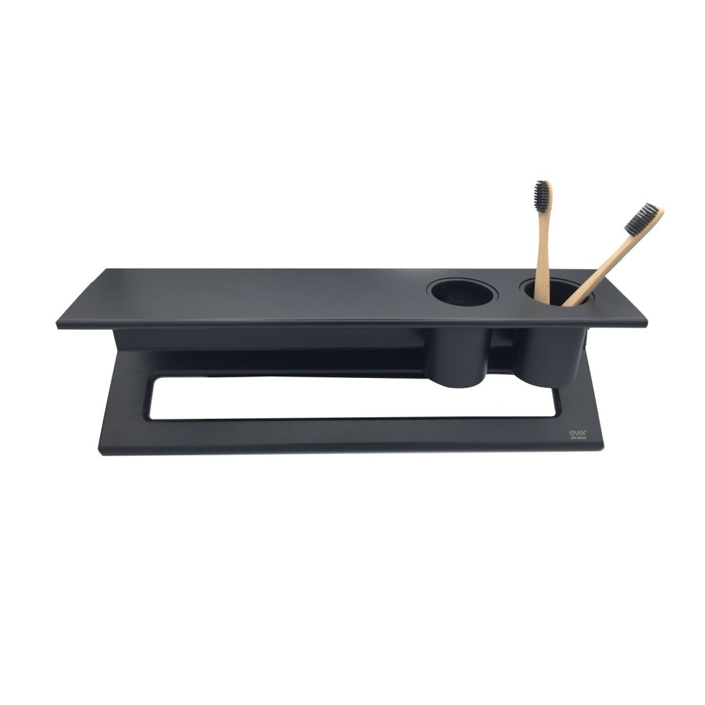 EVLI453DXBEVER Life Design Полка с тумблерами 45 см - Lissom  Непрозрачный черный  - Вид №3