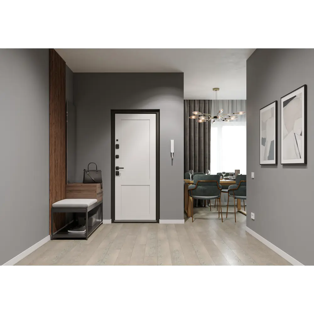 Дверь входная металлическая Грин Классик 86x205 см левая шелк грейдж TOREX STLM-2028198 - Вид №17