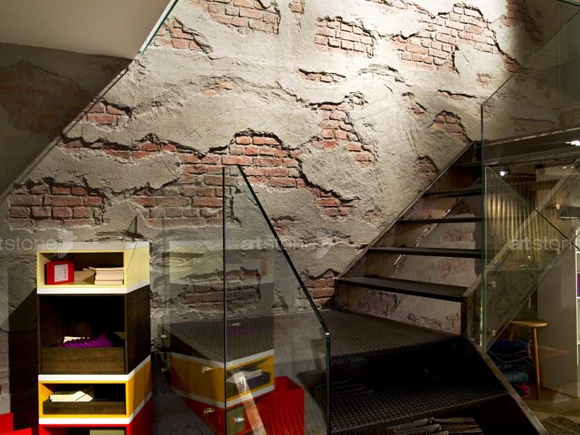 Artstone Panel Systems Панель с трехмерными эффектами из стекловолокна с эффектом кирпича для внутреннего и наружного применения Hormigon sun-id-1442950 - Вид №6