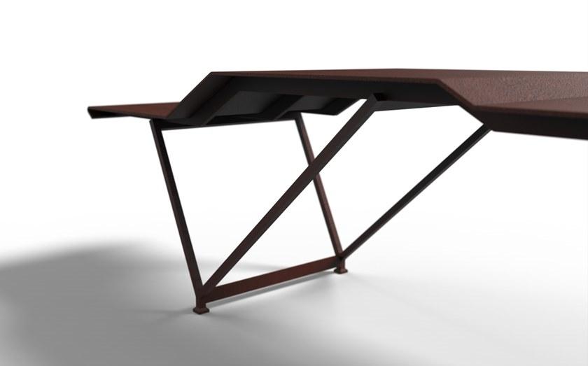 TrackDesign Скамья из стали Corten ™  Osp05078  - Вид №12