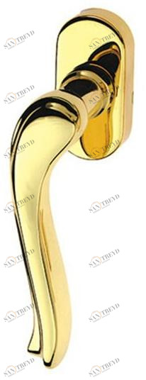 Pasini Оконная ручка из латуни dk Laura liscia 0308 