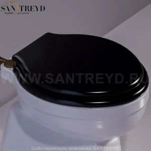 LO007D04NEROBR Крышка сиденье для унитаза Simas Londra