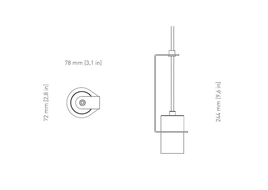 Порошковое покрытие стальной подвесной светильник +kouple TOP TOP ARCH-00149729 - Вид №11
