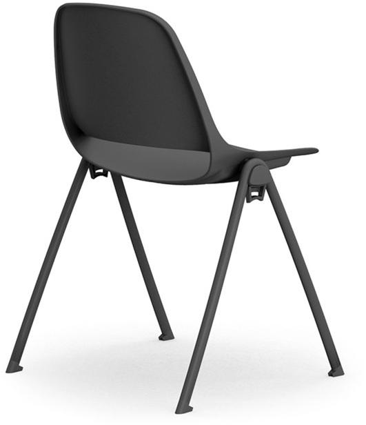 Leyform Эргономичное штабелируемое кресло из стали и полипропилена Cosmo 0310w - Вид №2