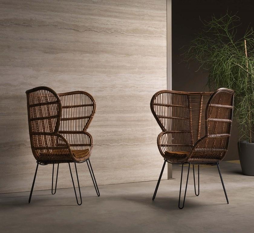 Gianfranco Ferré Home Кресло из ротанга с высокой спинкой sun-id-1443837 - Вид №4