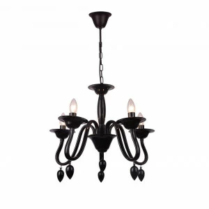 Подвесная люстра Toplight Martina TL7310D-05BL TOPLIGHT MARTINA BLACK 186749 Черный