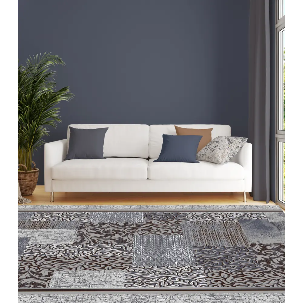 Ковровое покрытие «Вербена», 3 м, цвет серый/принт ВИТЕБСКИЕ КОВРЫ STLM-2043460 - Вид №4