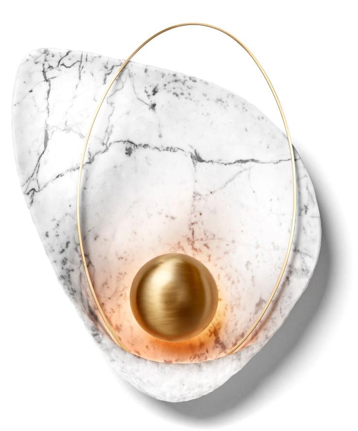 Ginger & Jagger Настенный светильник из мрамора Earth to earth sun-id-1357086 - Вид №1