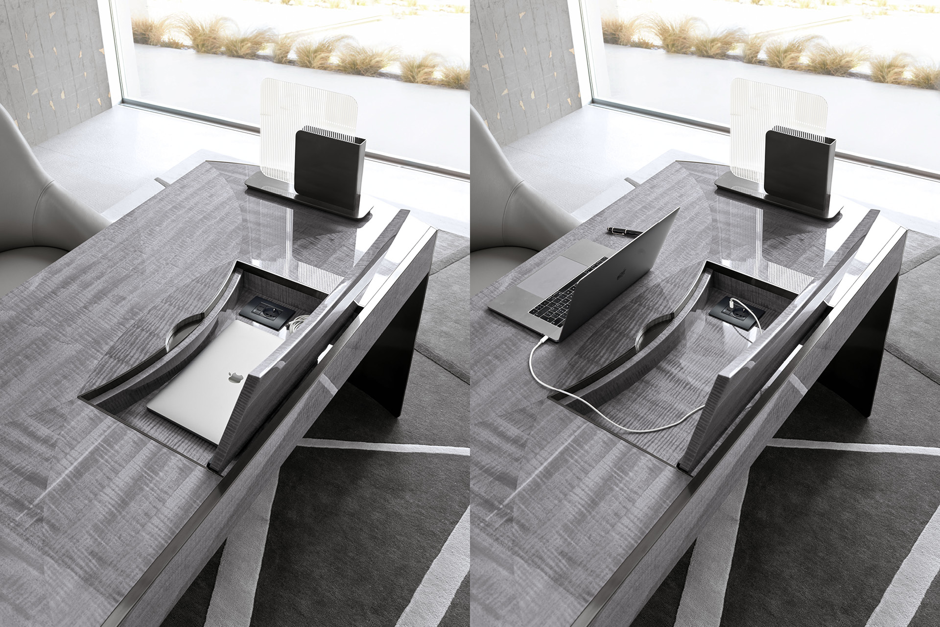 3880 Mirage письменный стол для домашнего офиса - giorgio collection - Вид №5