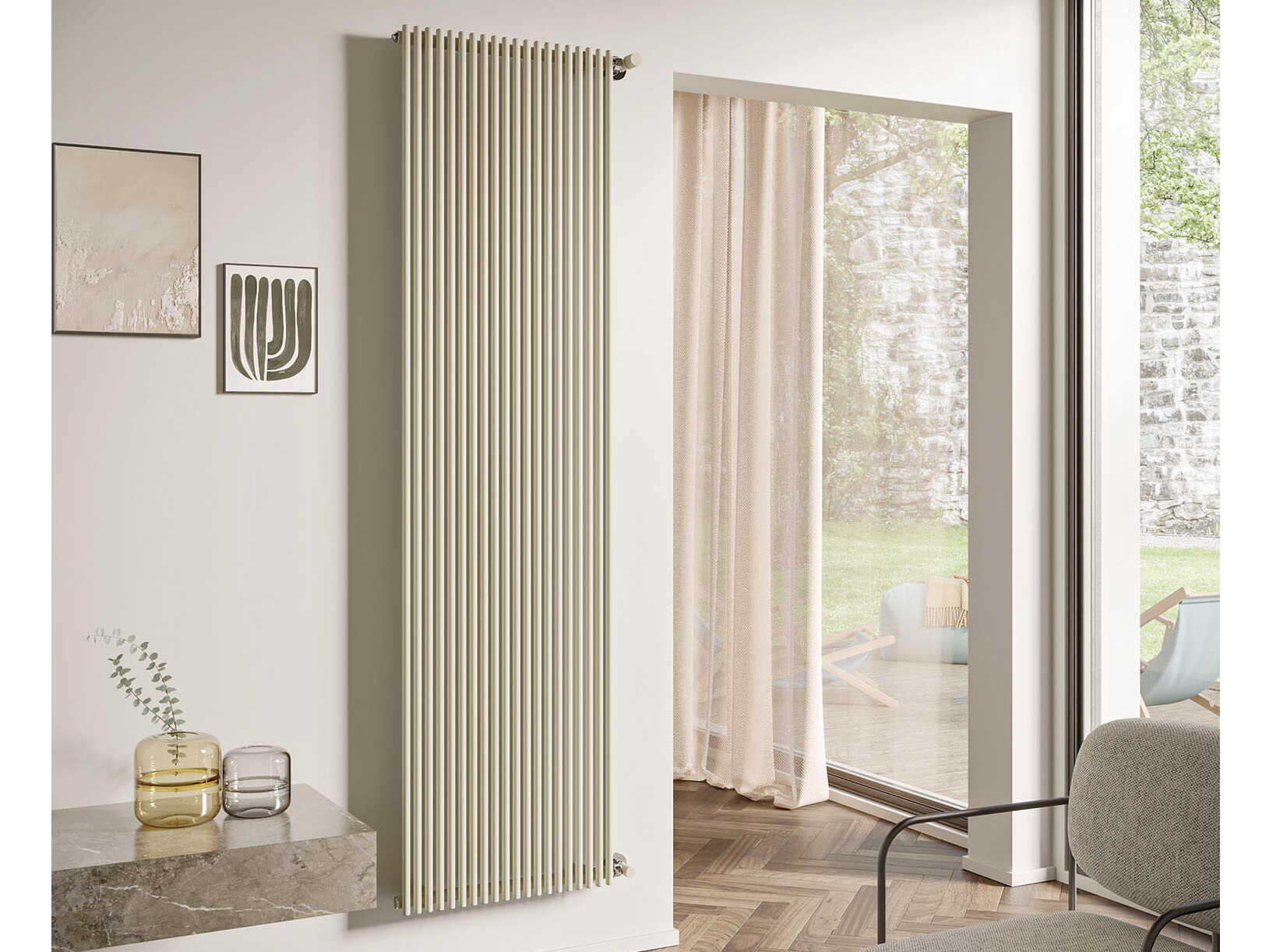 Стальной модульный вертикальный мебельный радиатор Irsap Арфа ARCH-00079542