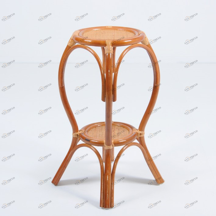 Цветочница круглая 65х28 см коньяк Calamus Rotan VINOTTI  00-3885409 Коричневый 