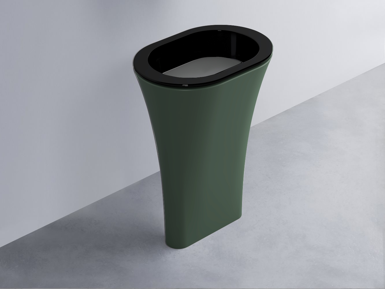 AMLA65-N+AMPILO-CM+AMCOLO-MU Раковина Amedeo Ovale отдельностоящая cielo Enjoy + Amedeo Ceramica Cielo