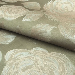 Ткань п/м Flora «Flowers» 140 см цвет зелёный 82475082 STLM-2208593