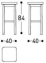 Varaschin Высокий табурет с подставкой для ног System 244sg - Вид №6