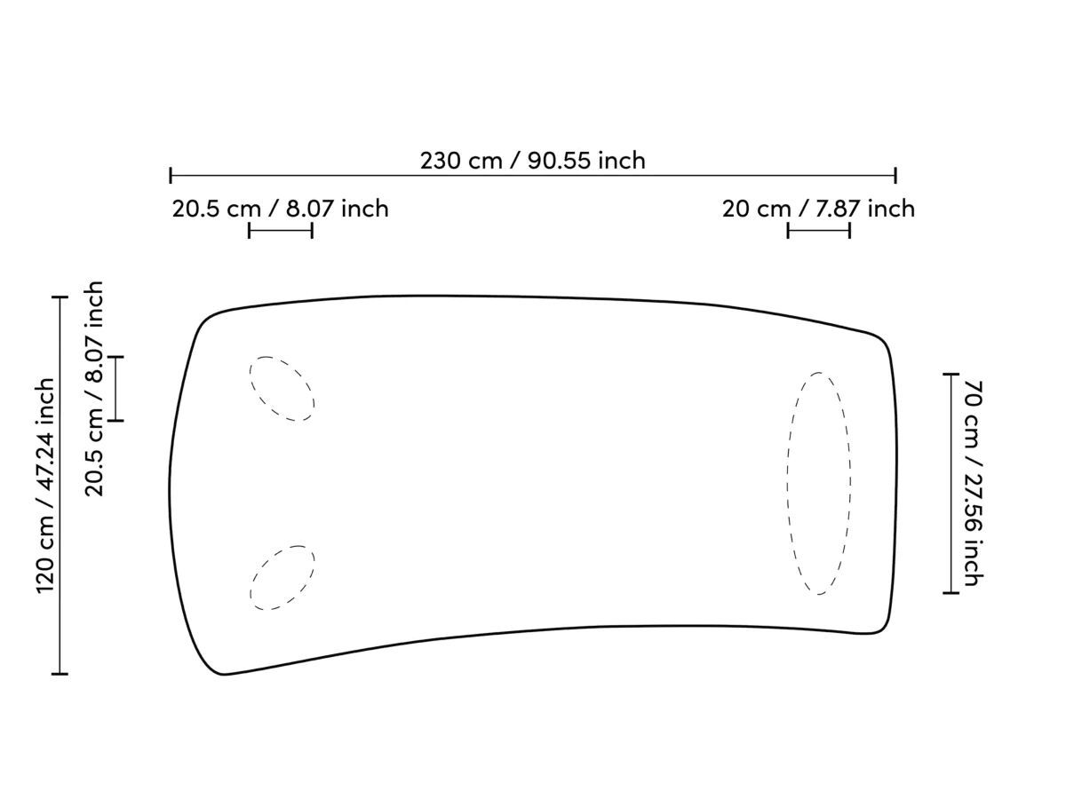 Прямоугольный деревянный обеденный стол Eichholtz Bergman ARCH-00075995 - Вид №3
