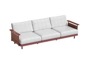 3-местный металлический садовый диван