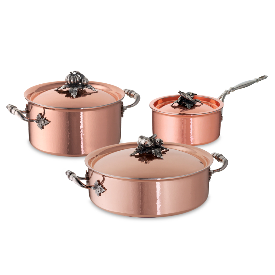 Кастрюля Opus Cupra OCA2609X, с крышкой, медь/нержавеющая сталь, Ø16 см, 1,5 л Ruffoni CR16RUFFONI - Вид №5