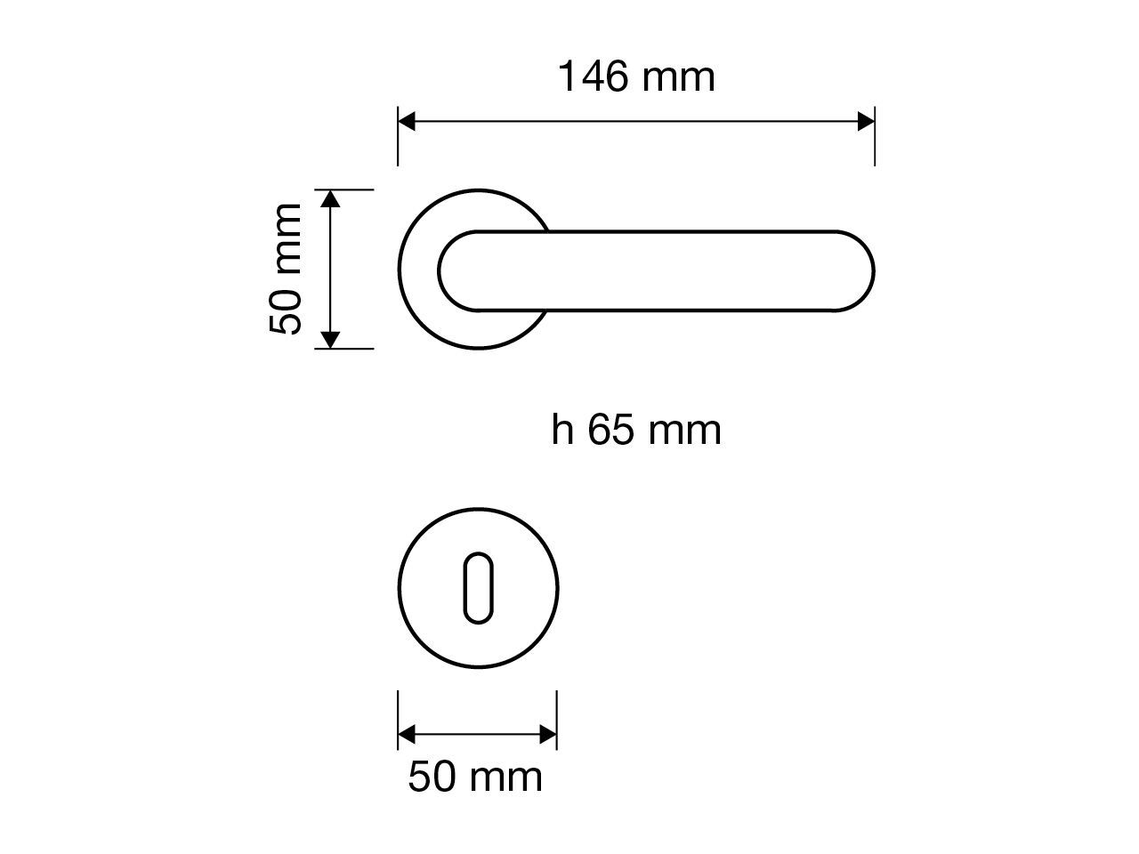 Латунная ручка с насадкой LINEA CALI' Jenny ARCH-00139591 - Вид №3