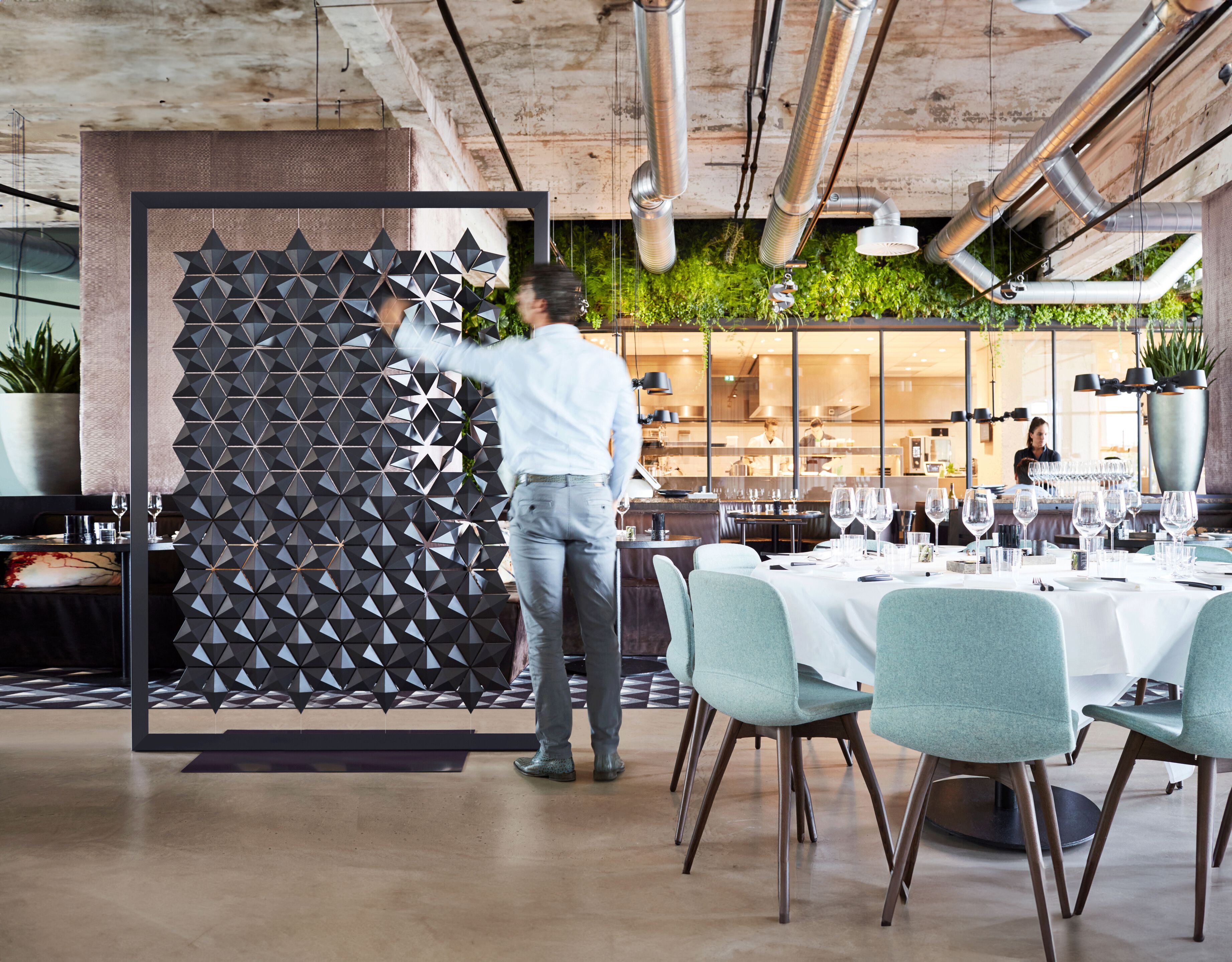 Отдельно стоящая перегородка bloomming FACET 170x220cm in grafite ARCH-00072806 - Вид №2