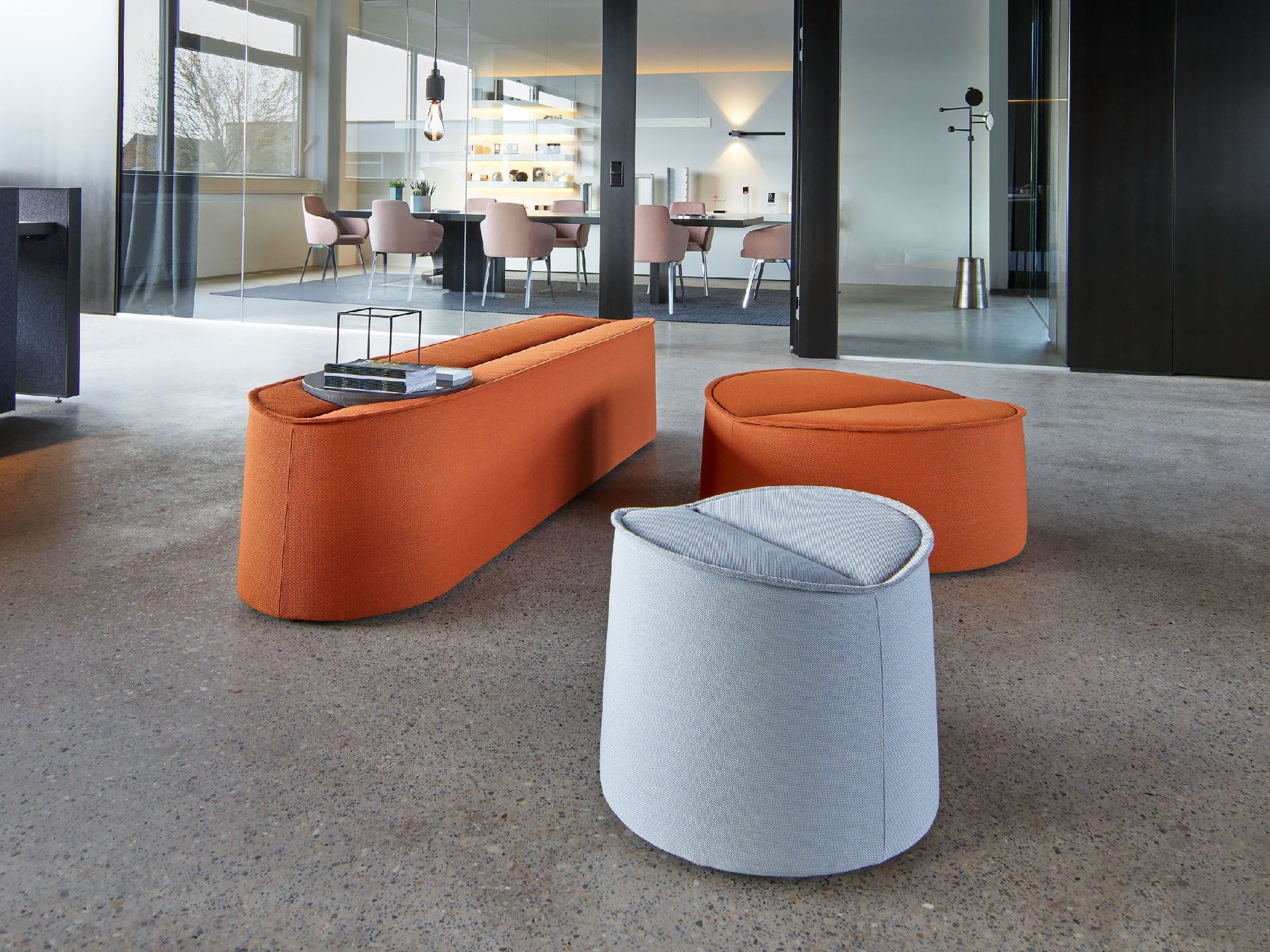 Мягкая скамейка из ткани COR Nenou ARCH-00137578 - Вид №4