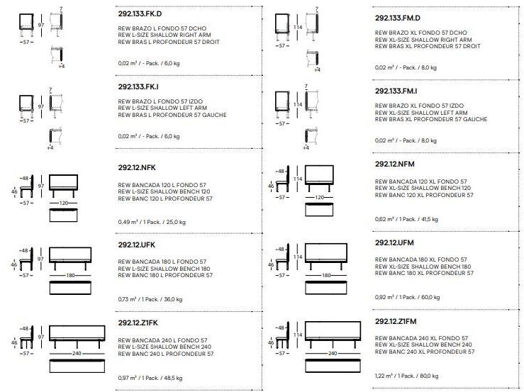 Sancal Диван из ткани с розеткой и usb Rew sun-id-1382285 - Вид №6