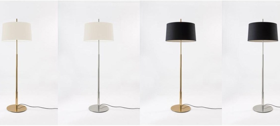 008344 Торшер черный Santa & Cole Diana Santreyd