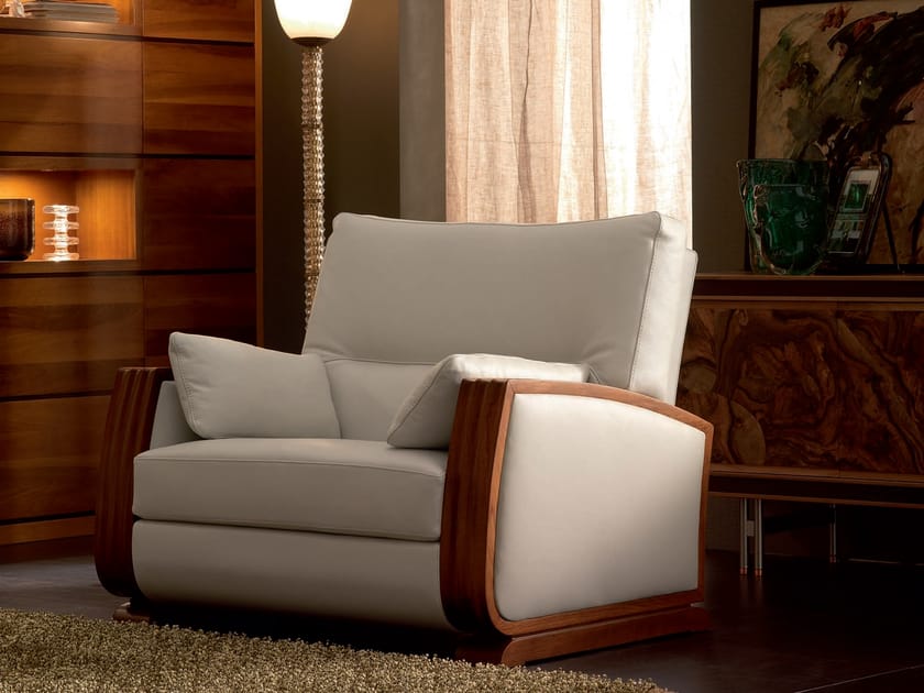 Кресло из массива дерева с подлокотниками Cantiero ELETTRA Day ARCH-00136462