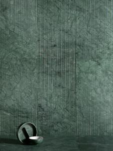 Круглый мраморный поднос для ванной