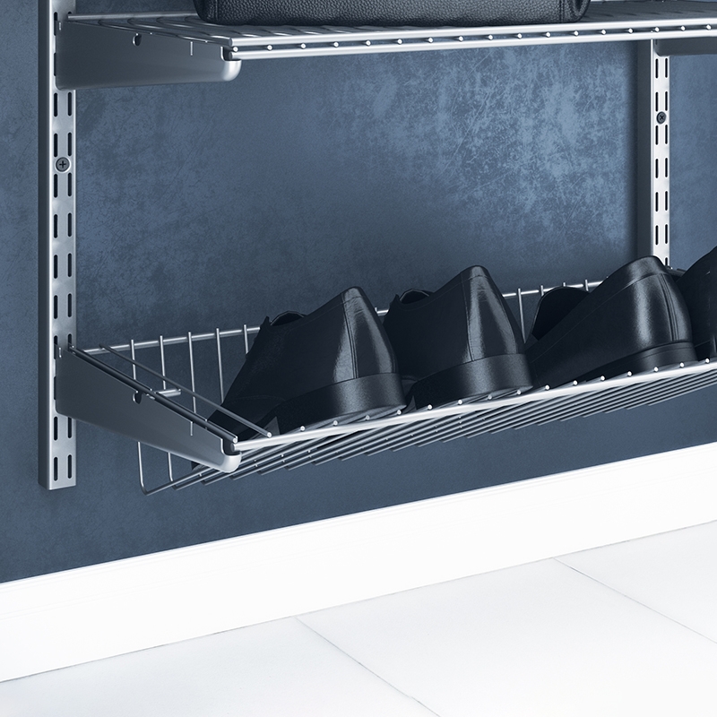 Сеточная полка для обуви , 603x306x80 мм, серый LJPS0549 Public Steel Россия  - Вид №3