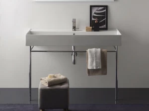 5107/r Напольная раковина стоящая овальная Scarabeo Ceramiche Teorema 2.0