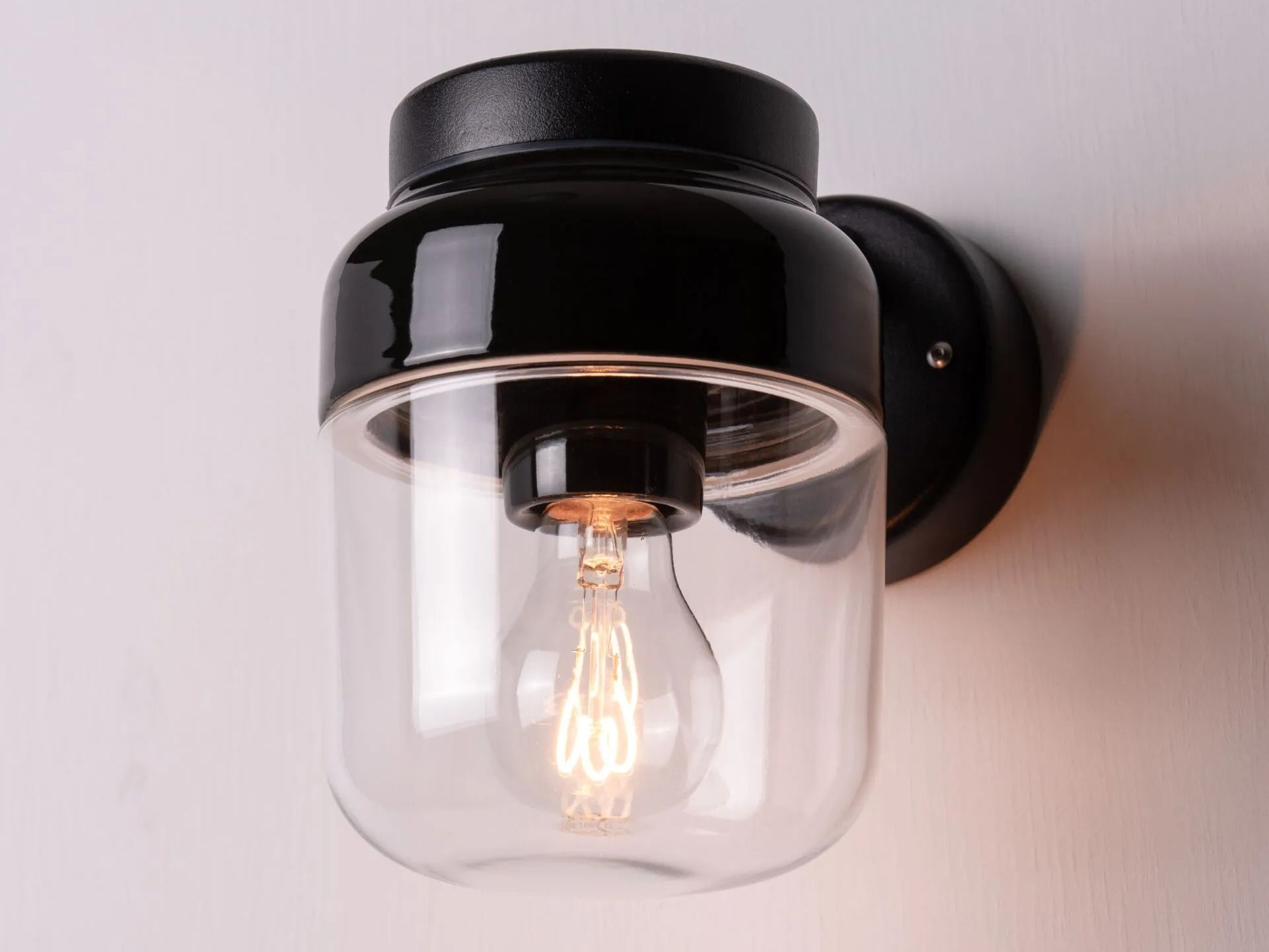 Настенный светильник из прозрачного стекла и фарфора Ifö Electric Ohm ARCH-00117258 - Вид №2