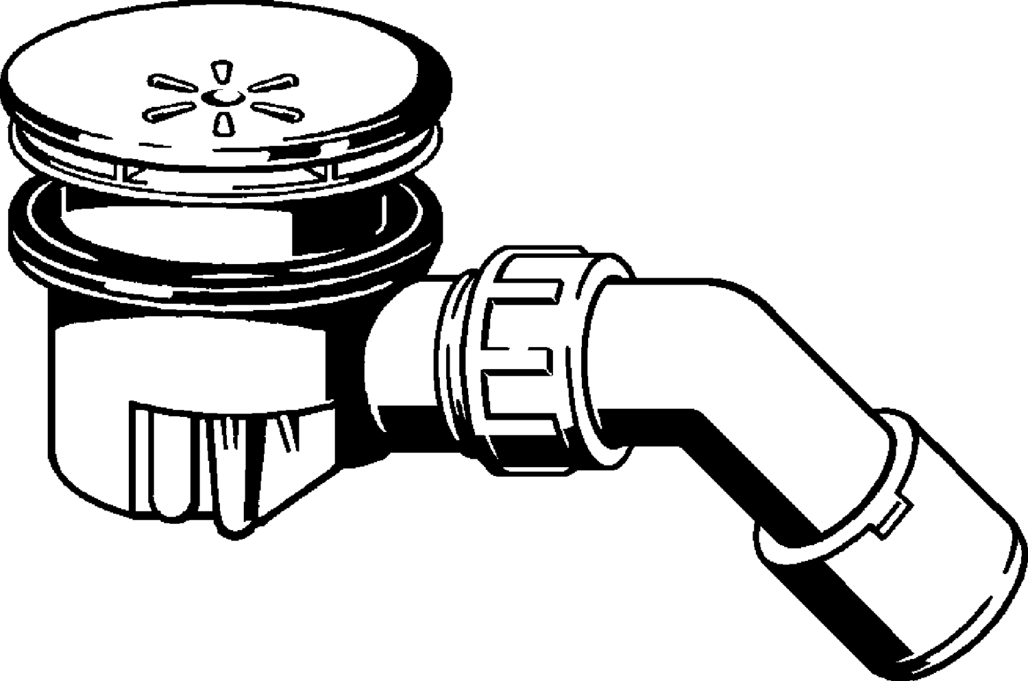 Канализационная арматура  Сифоны для ванн и душевых поддонов  Tempoplex VIEGA 364 786 Модель 6956EX Santreyd  - Вид №1