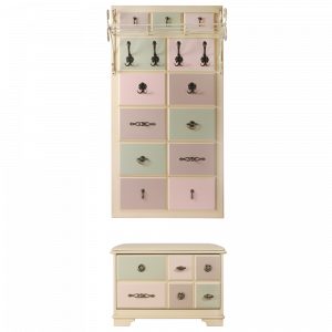 15004,11540 Настенная прихожая с ящиком Пандора 3 Акварель BOGACHO