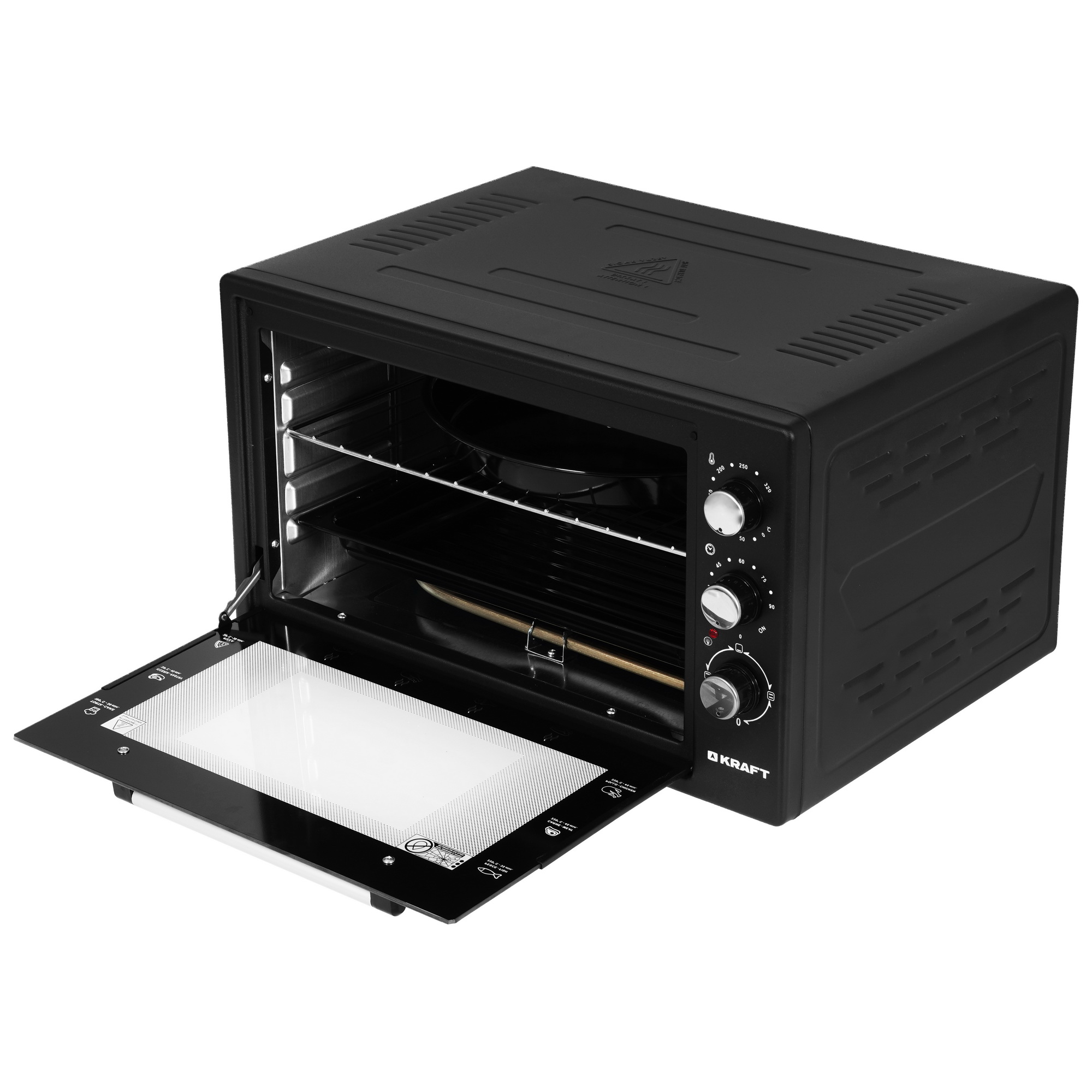 9915649 Мини-печь Kraft KF-MO 4500 BL черный STDN-0023849 - Вид №5