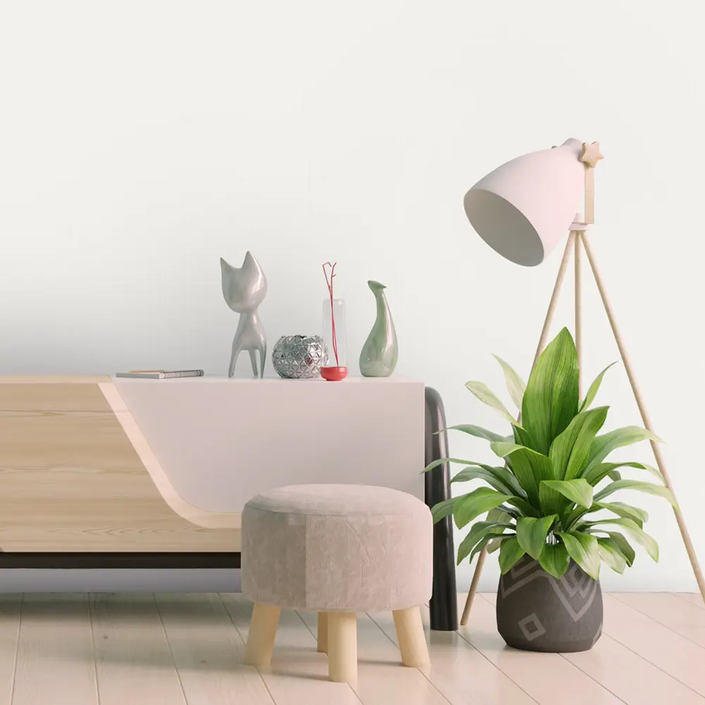 Обои флизелиновые Inspire Claire uni белые 1.06 м Cream 5 83617756 STLM-2026572 - Вид №2