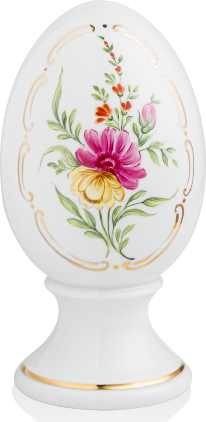 10623149 Мануфактуры Гарднеръ в Вербилках Яйцо пасхальное "Весеннее равноденствие" Фарфор, Керамика 