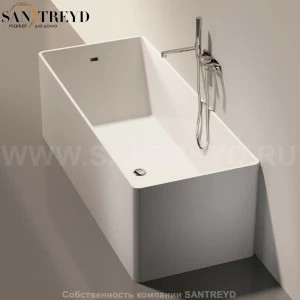 WASH BICOLOR Ванна свободностоящая 170 см серая MW170.BC.7047