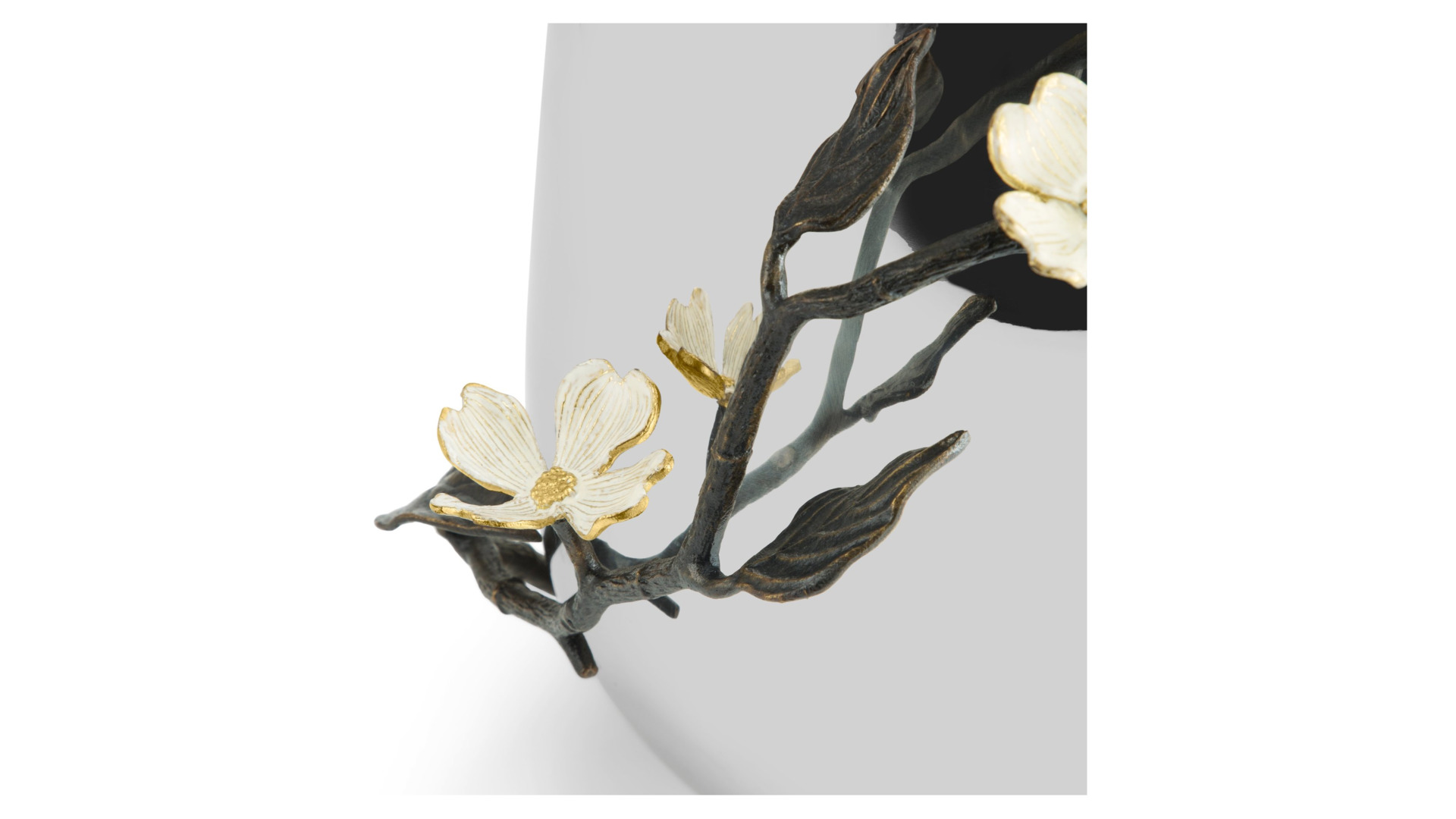 10671722 Michael Aram Ваза Michael Aram Цветок кизила 48см, сталь нержавеющая Сталь нержавеющая  - Вид №2