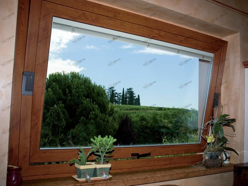 Agostinigroup Поворотное окно из алюминия и дерева sun-id-1349111