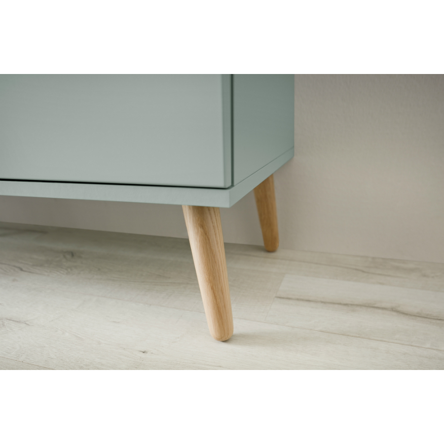 Шкаф Tenzo Dot, 137х109х43 см, дуб, зеленый 1666676 - Вид №12